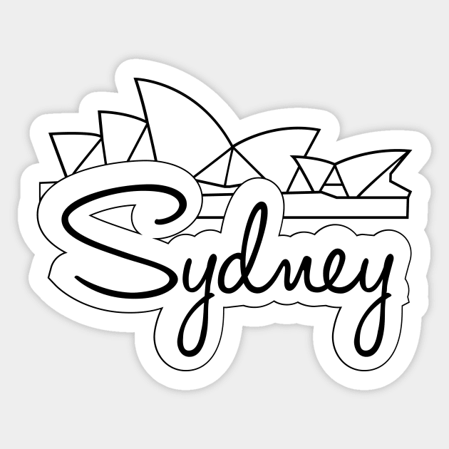 Sydney Opera House Sticker by WiredDesigns